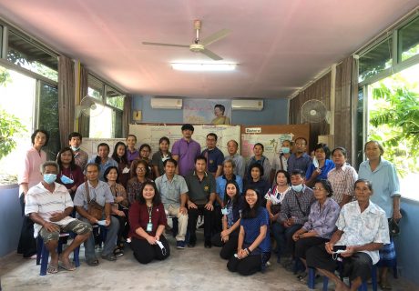 จัดเวทีชุมชนแบบมีส่วนร่วม อำเภอคลองเขื่อ