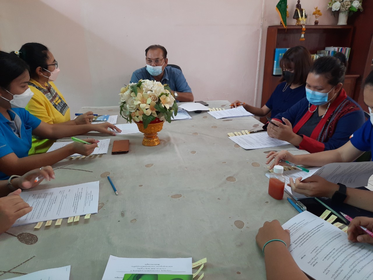 ประชุมเจ้าหน้าที่สำนักงานเกษตรอำเภอ(District Monthly Meeting: DM) ประจำเดือนมีนาคม 2565