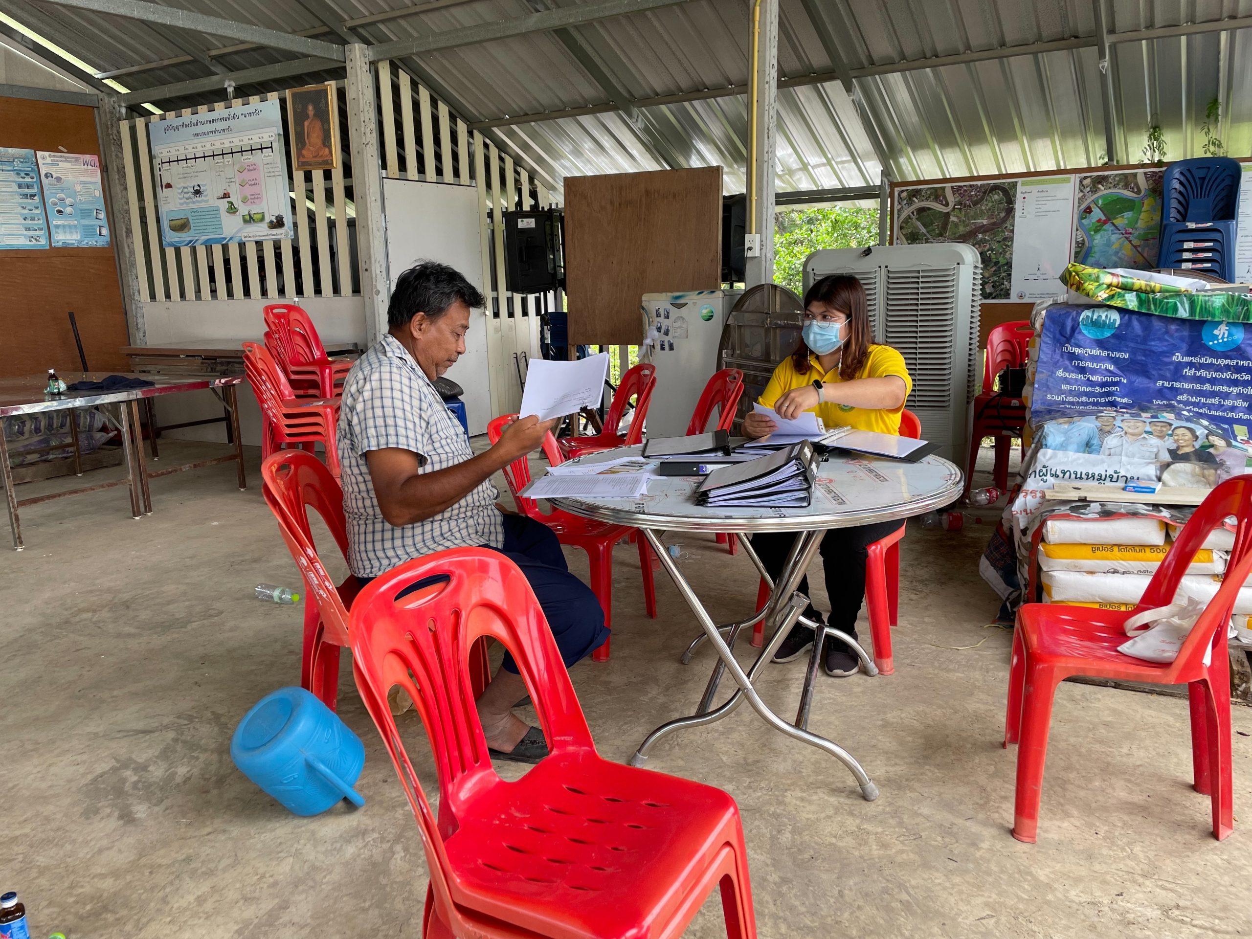 ลงพื้นที่เตรียมความพร้อมในการจัดเก็บรวบรวมข้อมูลภูมิปัญญาท้องถิ่นด้านการเกษตร