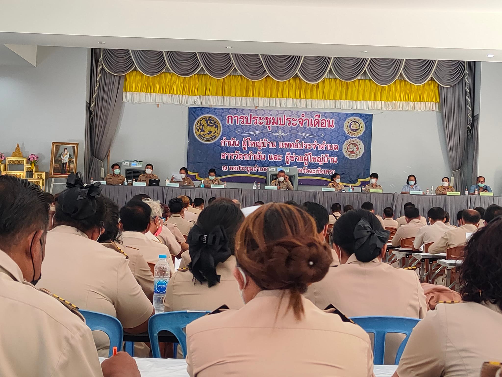 ร่วมประชุมกำนัน ผู้ใหญ่บ้านประจำเดือนมิถุนายน 2565