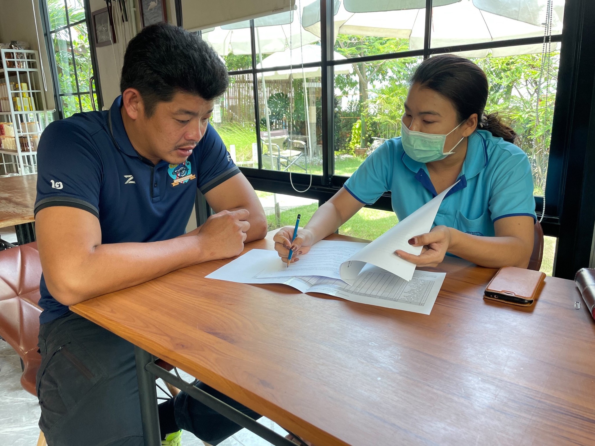 ลงพื้นที่สำรวจความต้องการของเกษตรกรในการเข้าร่วมโครงการพัฒนาประสิทธิภาพการผลิตเกลือทะเลเพื่อเพิ่มขีดความสามารถการแข่งขันอย่างยั่งยืน