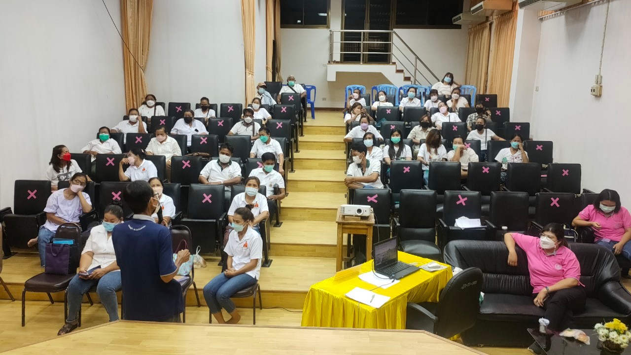 ร่วมเป็นวิทยากรโครงการฝึกอบรมและศึกษาดูงานของคณะกรรมการศูนย์บริการและถ่ายทอดเทคโนโลยีการเกษตรประจำตำบลเขาดินประจำปีงบประมาณ 2565
