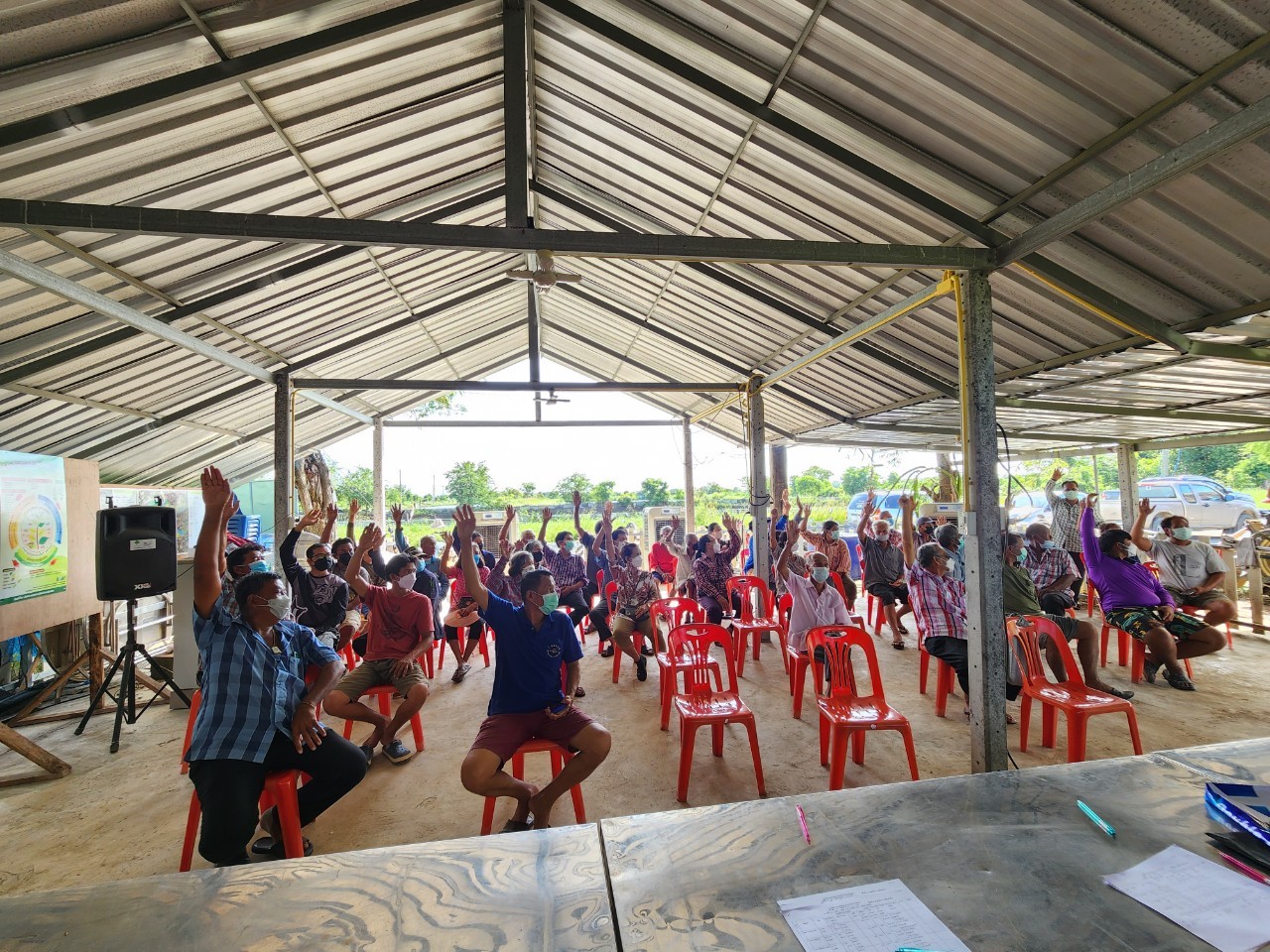 จัดทำประชาคมเกษตรกรผู้ปลูกข้าวนาปี  2565