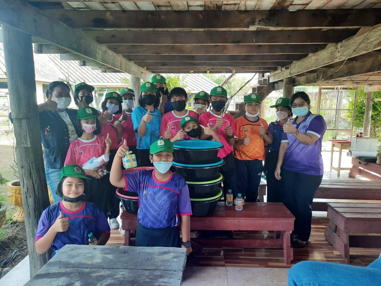 จัดกิจกรรมอบรมถ่ายทอดความรู้และฝึกทักษะกระบวนการกลุ่มยุวเกษตรกร