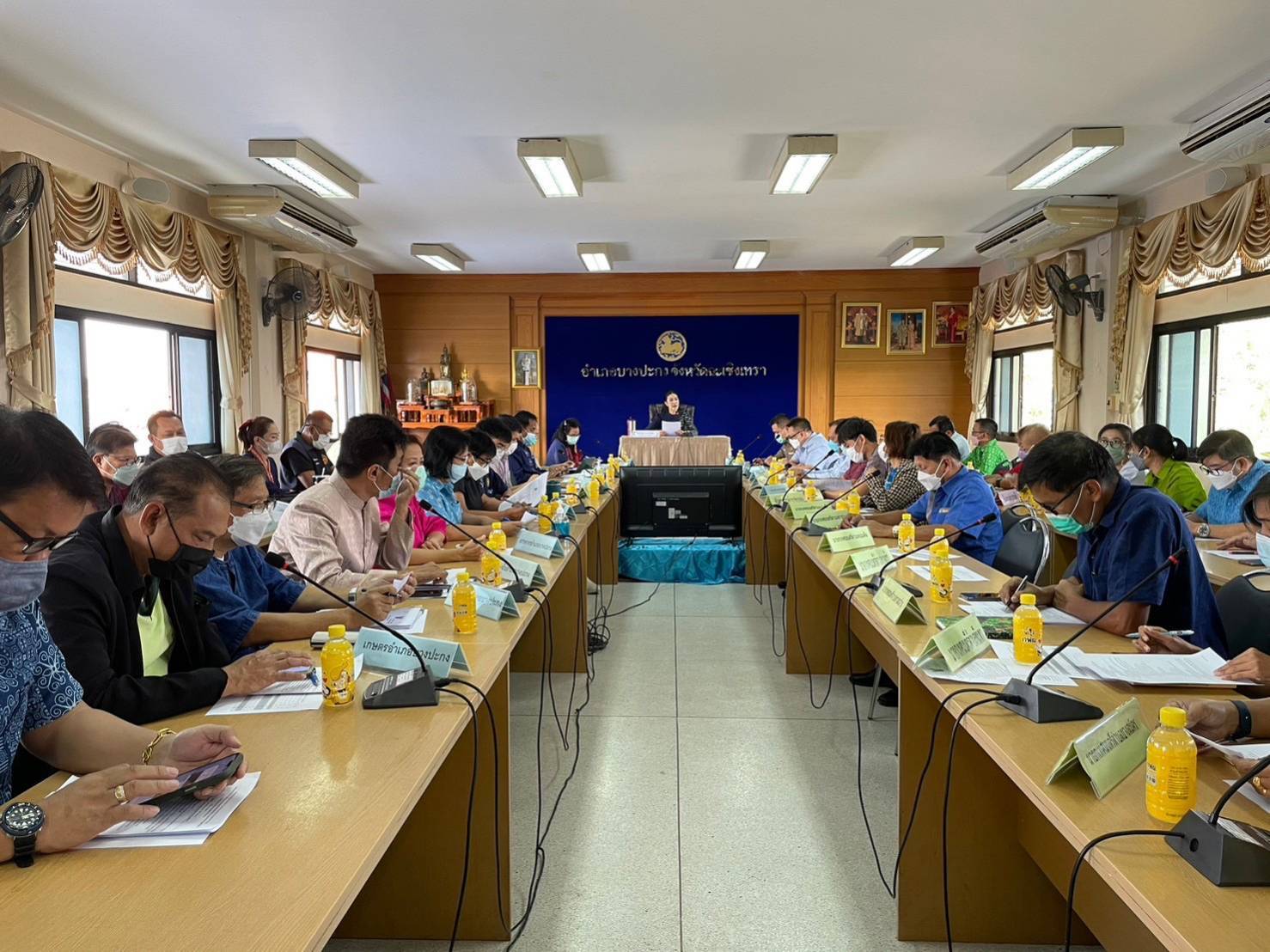 ร่วมประชุมหัวหน้าส่วนราชการ ประจำเดือนกุมภาพันธ์ 2566