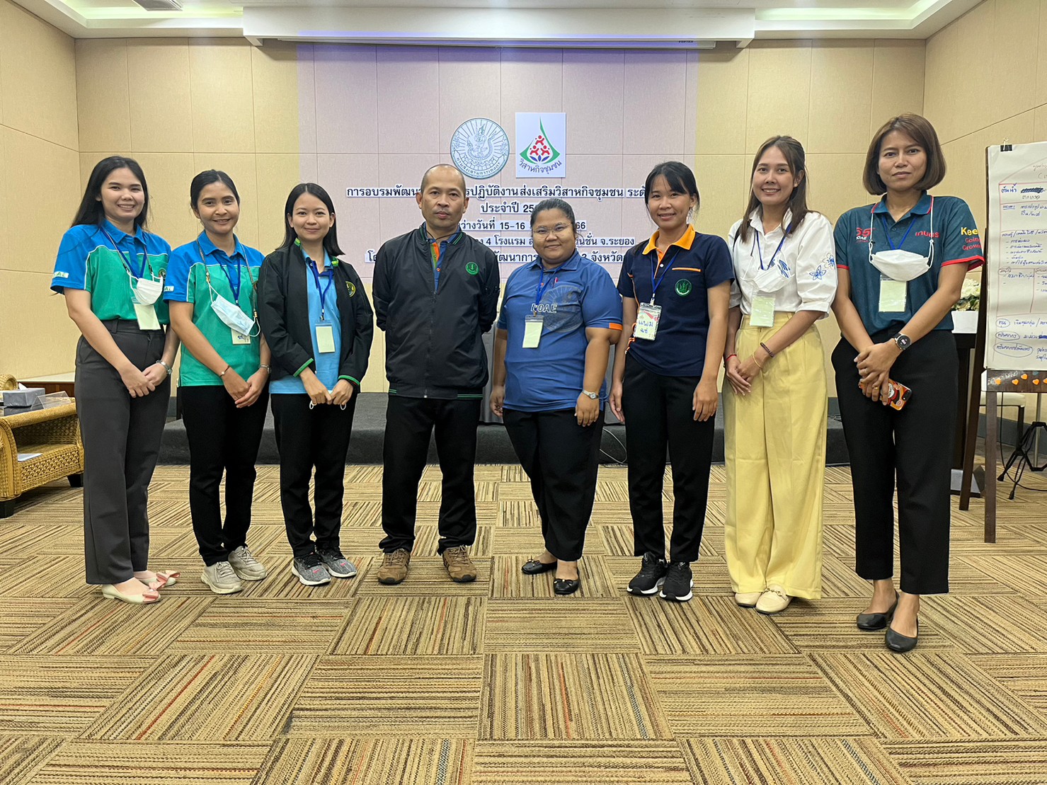 เข้าร่วมอบรมพัฒนาทักษะการปฏิบัติงานส่งเสริมวิสาหกิจชุมชน ระดับเขต ปี 2566