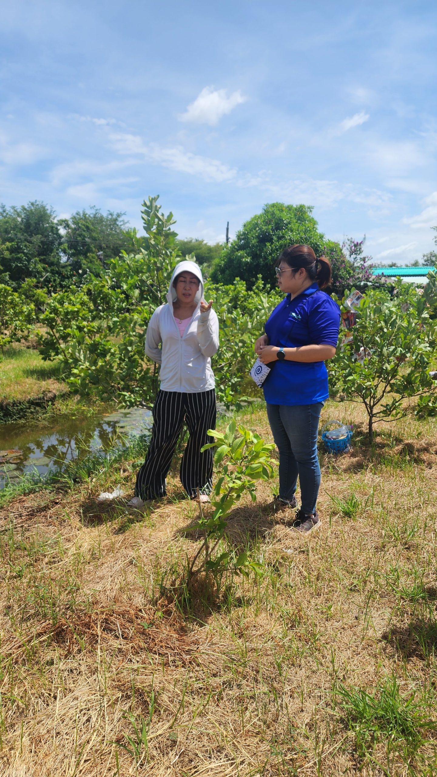 ลงพื้นที่ติดตามเยี่ยมเยียนเกษตรกรตำบลบางผึ้ง