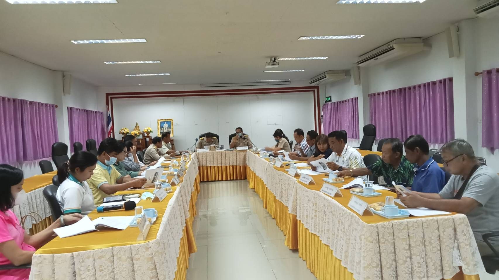 ร่วมประชุมคณะกรรมการพัฒนา เพื่อพิจารณาร่างแผนการดำเนินงาน ประจำปีงบประมาณ พ.ศ. 2567