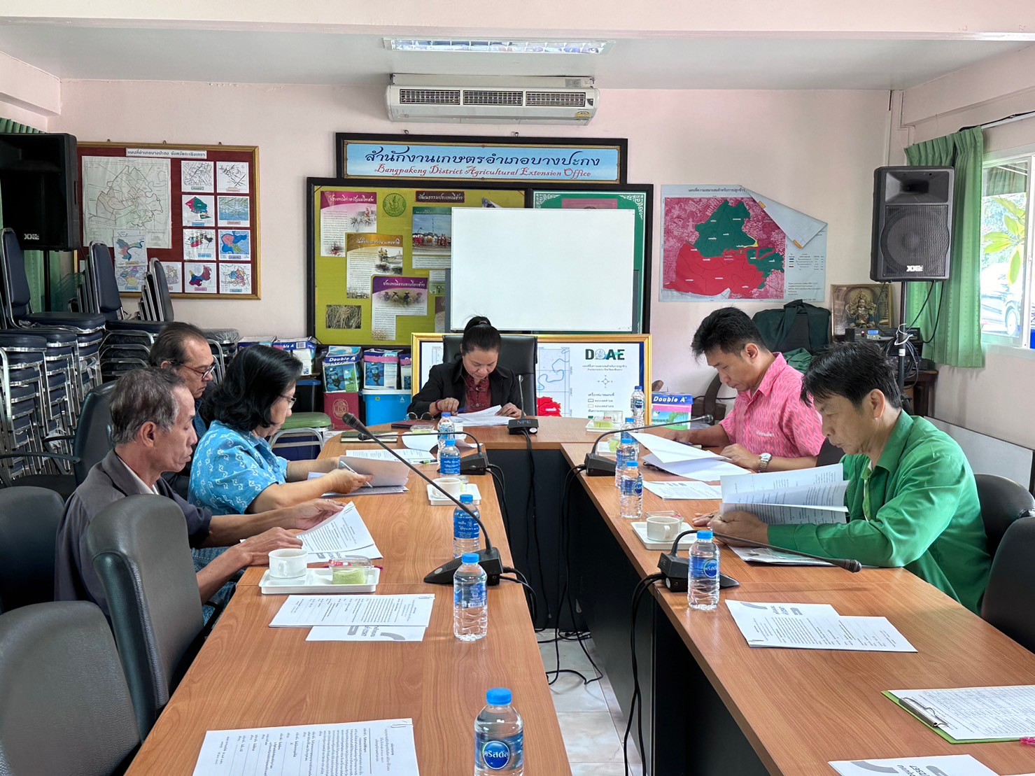 จัดประชุมคณะอนุกรรมการส่งเสริมวิสาหกิจชุมชนจังหวัดฉะเชิงเทรา ระดับอำเภอ ครั้งที่ 1/2567