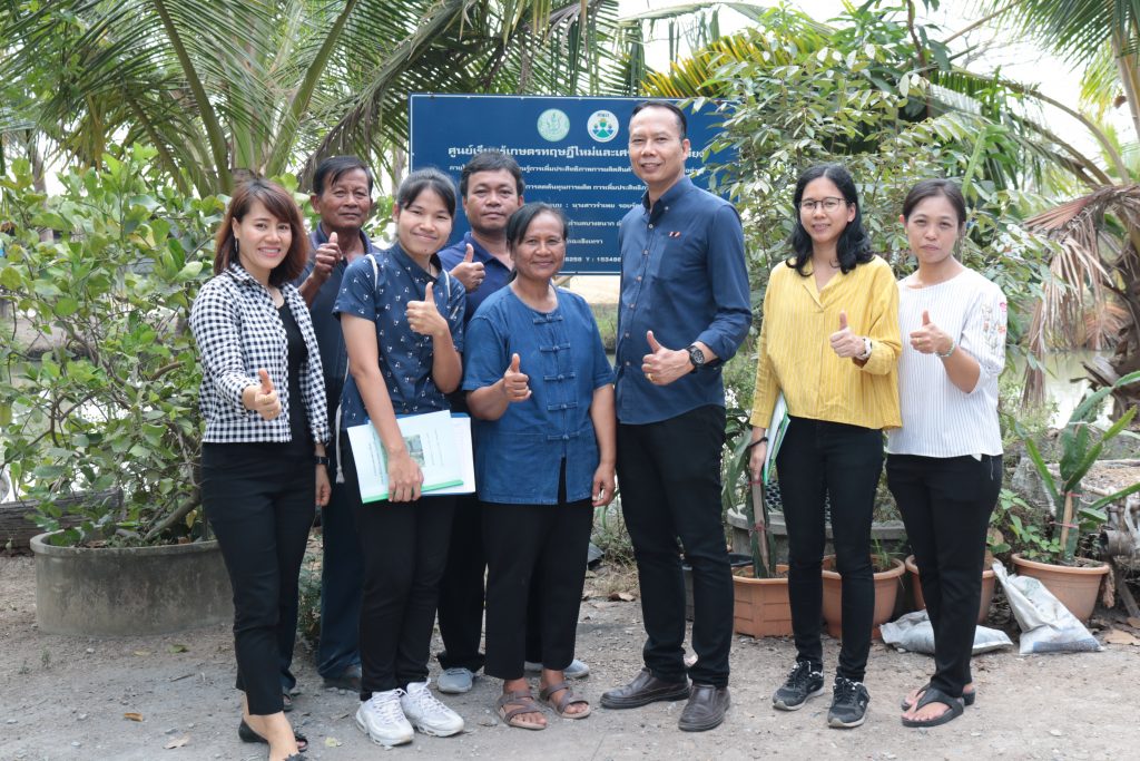 เกษตรแปดริ้ว ดำเนินการพิจารณาคัดเลือกเกษตรกรดีเด่นระดับจังหวัด ประจำปี 2563  สาขาอาชีพไร่นาสวนผสม